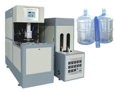 Semi-automatic bottle blowing machine