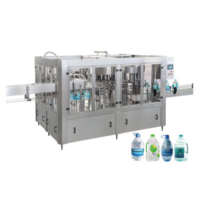 3-10l large bottle water washing, filling and sealing triad unit