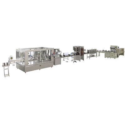 Full automatic filling production line