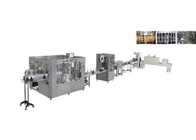 Small bottle water filling production line